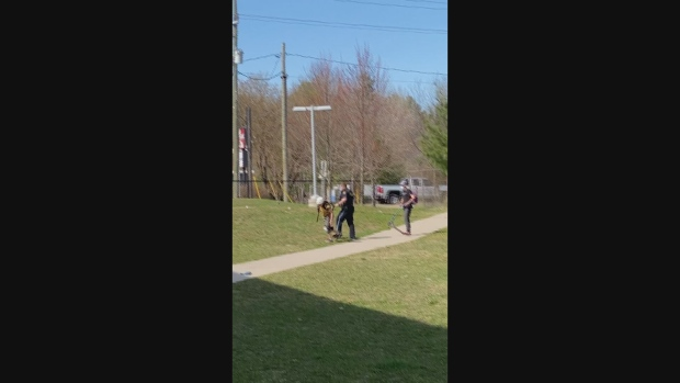 CP24's tweet photo. Peel police asked to investigate altercation between OPP officer and child in Gravenhurst skate park https://t.co/USaaQIEsNs https://t.co/5VsQPmAUPv