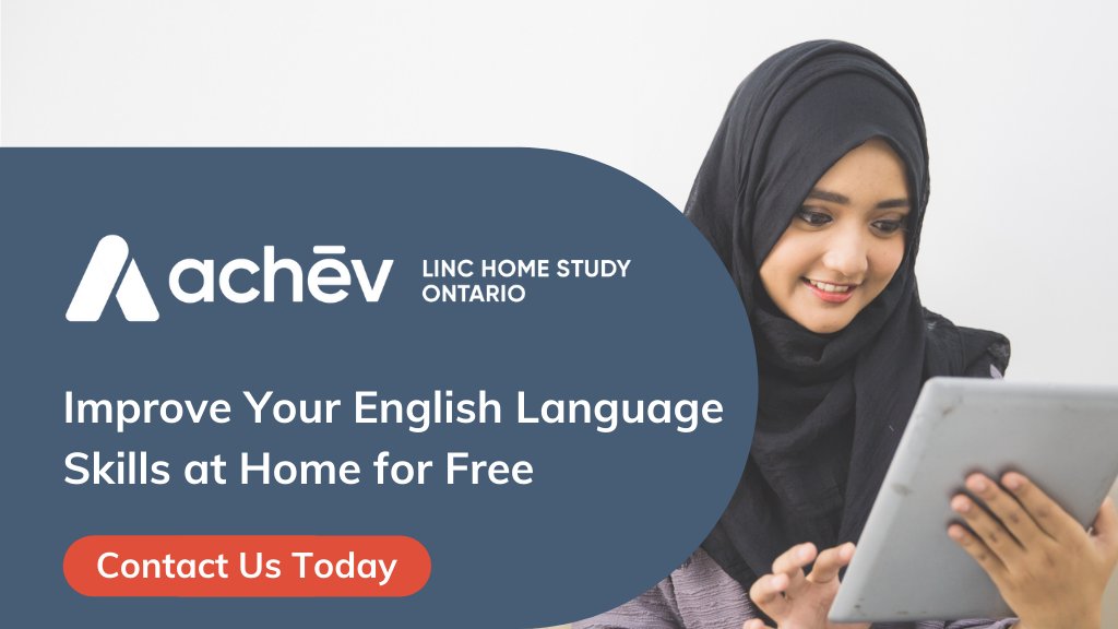 LINCHomeStudy's tweet photo. Do you want to improve your English skills at home for free? Look no further, LINC Home Study program has got you covered. To learn more about our program visit: https://t.co/816n760vTp
#free #english #ontario #learnenglishfree #learnenglishonline #improveyourskills https://t.co/Z2b2C5tRs3