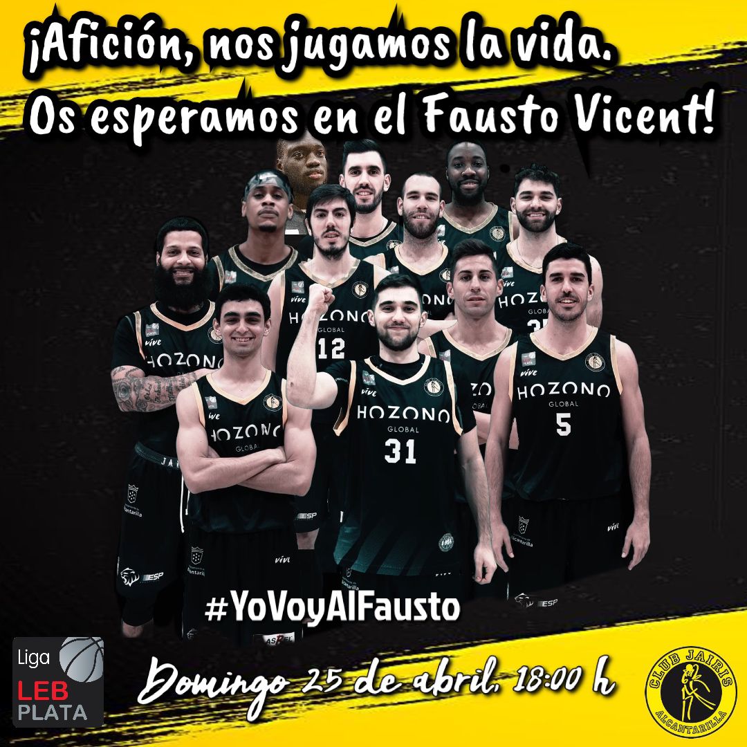 ¡𝐀𝐅𝐈𝐂𝐈𝐎́𝐍!

🆘El domingo 25, a las 18h, 𝐍𝐎𝐒 𝐉𝐔𝐆𝐀𝐌𝐎𝐒 𝐋𝐀 𝐕𝐈𝐃𝐀 en el 1er partido de la lucha por la permanencia (PlayOut) y necesitamos a nuestra afición en el Fausto Vicent.

💪🏻No hagáis planes, el domingo TODOS AL FAUSTO.

#YoVoyAlFausto
#UnaFamiliaHistórica