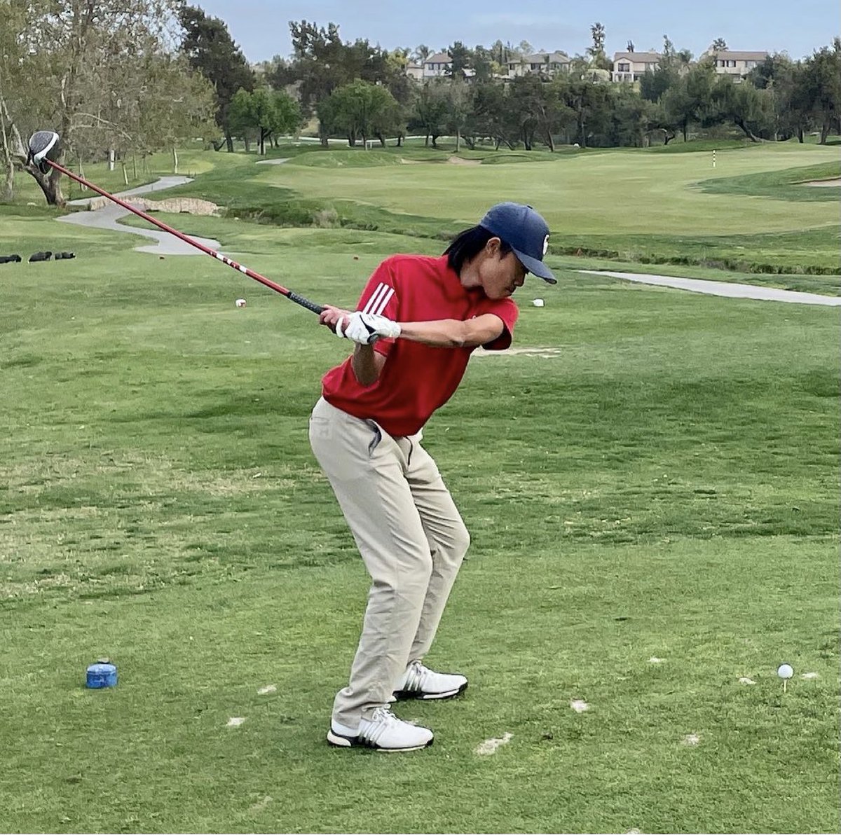 taddao69's tweet image. Ken shot 39  led Great Oak to victory last week in JV Match against TV. He work hard and practice a lot . His golf game is get better . #keeppractice.