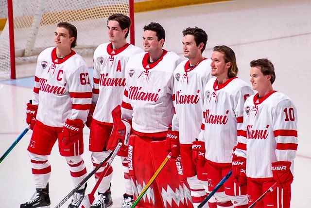 RourkeRussell's tweet photo. Thank you to Miami for an unforgettable 4 years with some of the best people I will ever meet. I am excited to be going to grad school and finishing my college career at Sacred Heart University. #Pioneers https://t.co/Pn2Dw2mkCD