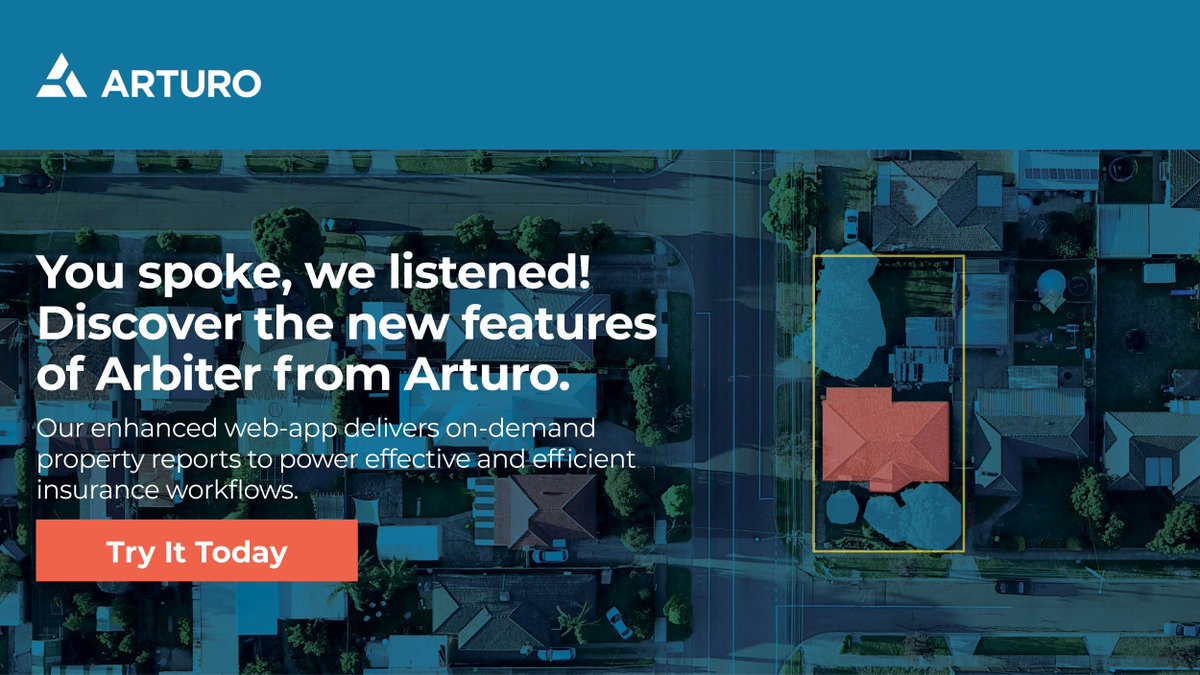 You spoke, we listened! Discover what's new with Arbiter with comprehensive and configurable property reports in seconds to power effective and efficient #insurance workflows. Try it Today: hubs.li/H0LxLvs0

#propertyinsights #imagery #machinelearning #insurtech