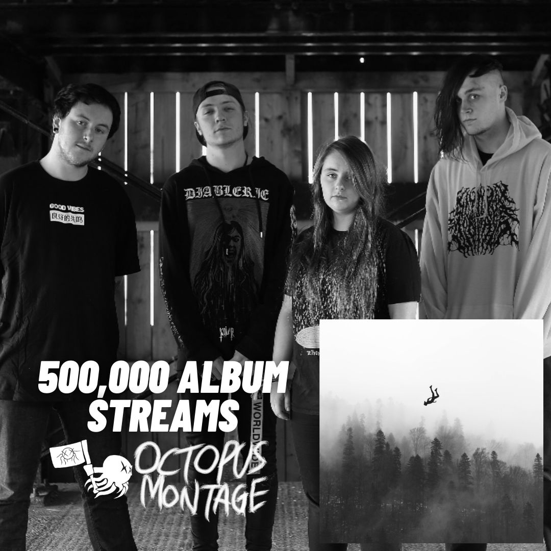 OctopusMontage's tweet photo. Our debut album has hit over 500k streams on Spotify! ๐ค
A massive thankyou to everyone who has streamed the album so far!
โข
โข
โข
โข
โข
#metal #metalcore #poppunk #poppunkuk #metalcoreuk #poppunkband #newmusic #newmusicalert #easycore #spotify #musicians #scene https://t.co/ifz3sxzY99
