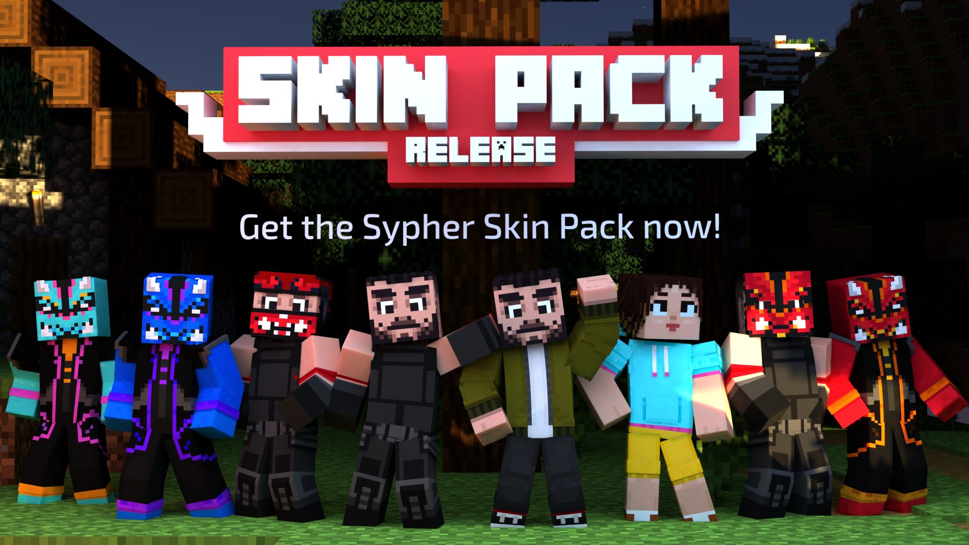 SypherPK on X: Just dropped my first skin pack for the @Minecraft