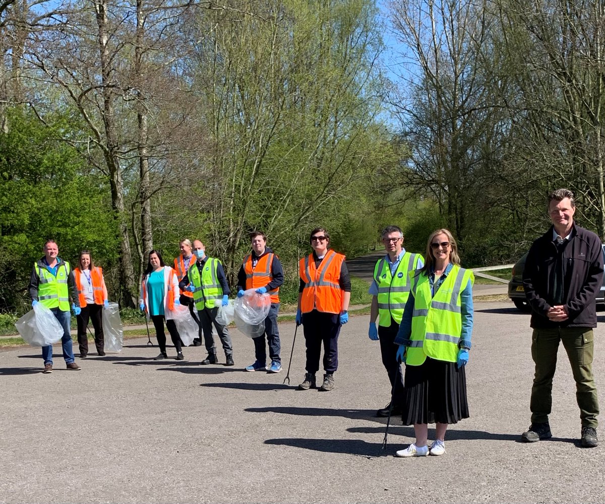 It's #ZeroHarmWeek here at Johnson Controls! Our team in the East Midlands and North East spent day one in Watermead Nature Reserve picking up litter and managed to collect eight bin liners full of waste in a hour - what an achievement! #Environment #ZeroHarm