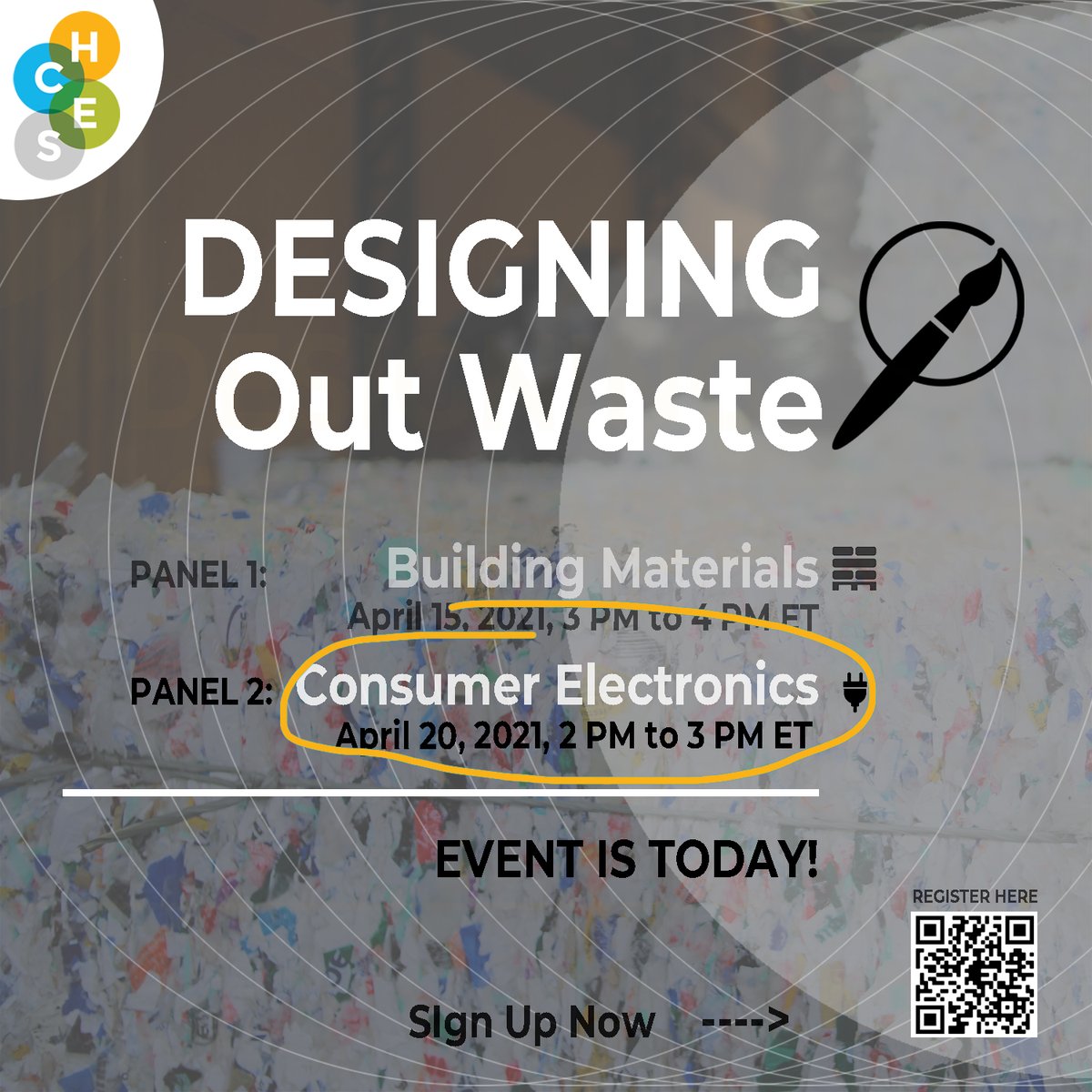 Last chance to join in on the discussion - Designing Out Waste in Consumer Electronics. Sign up now!


Event: TODAY (April 20th, 2021) 2 PM to 3 PM ET


Register here:
lnkd.in/dB-S4vn

#Sustainability #DesigningOutWaste #consumerelectronics #circularity #HCES