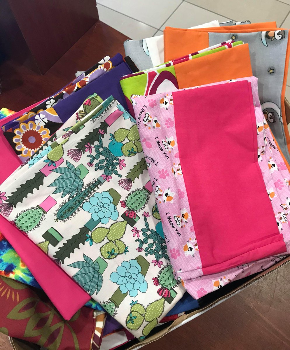 The Fashion and Apparel Design students at Tulsa Tech sewed some beautiful pillowcases for the families staying at Center of Hope and the youth at our Boys &amp; Girls Clubs. Thank you for donating your time and talent to provide this special gift. #DoingtheMostGood