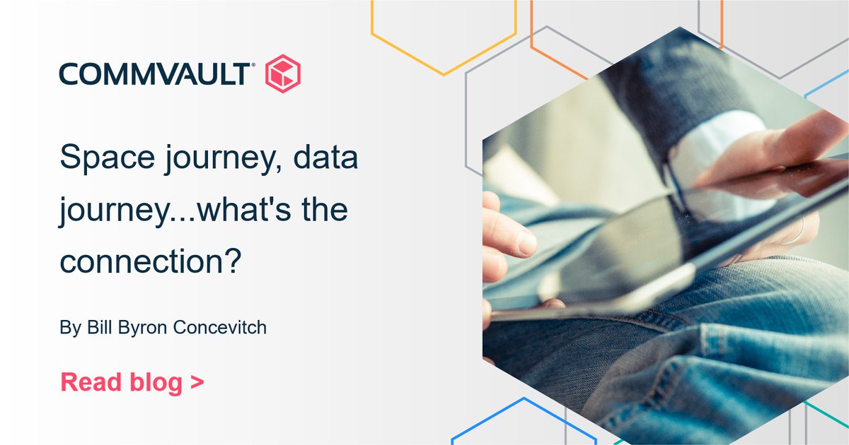 Join #Commvault , #Microsoft , and #SpaceX for an out of this world event 🚀 talking connections between space journeys and #data journeys. Learn more commvault.com/blogs/space-jo…