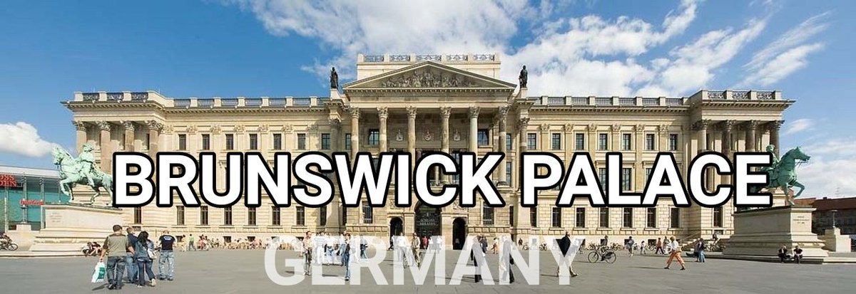 I mean, when I think of Georgia, I don't think of Germany, do you!? But Brunswick originates from the giant German city older than Vienna. It lies between Hanover, where Albert, Victoria and Marx were all from, and Berlin! Yikes! In fact, the royals have a giant palace there!