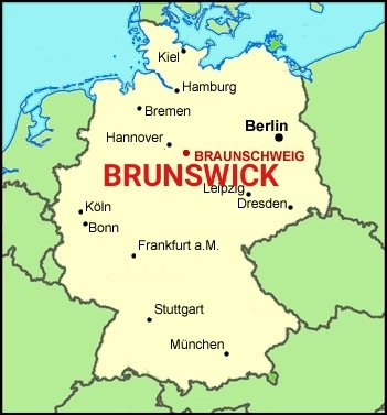 I mean, when I think of Georgia, I don't think of Germany, do you!? But Brunswick originates from the giant German city older than Vienna. It lies between Hanover, where Albert, Victoria and Marx were all from, and Berlin! Yikes! In fact, the royals have a giant palace there!