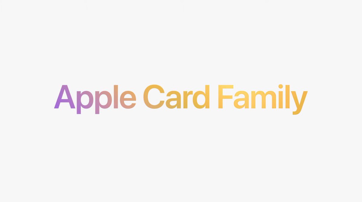 hardwarezone's tweet image. Apple Card now allow spouses to share credit limits, and family members above the age of 13 share its use (with optional spending limits). #apple #applespring2021 #applespringloaded