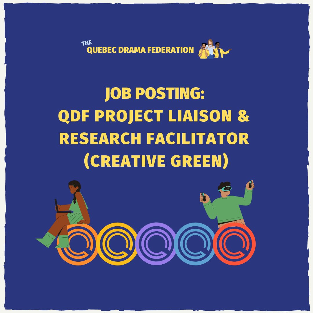 As Creative Green spreads its wings and moves forward into phase II, we’re looking to grow our team! 
Click the link in our bio to learn more about our new Project Liaison and Research Facilitator position.
Deadline to apply is Monday, May 10th. 
#weareqctheatre #creativegreen