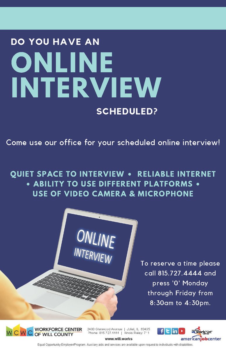 Workforce Center of Will County tweet media