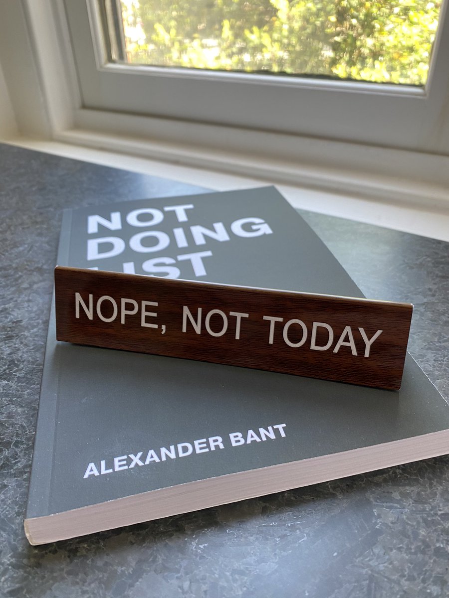 NotDoingList's tweet image. Grab your copy now! 👉🏼amazon.com/dp/1642252441

#booklaunch #bookrelease #newbook #goals #time #work #productivity #professional #focus #success #business #tips #motivation #career #selfhelp #mindfulness #timemanagement #happiness #mentalhealth #productivitytips #NDL #168hours