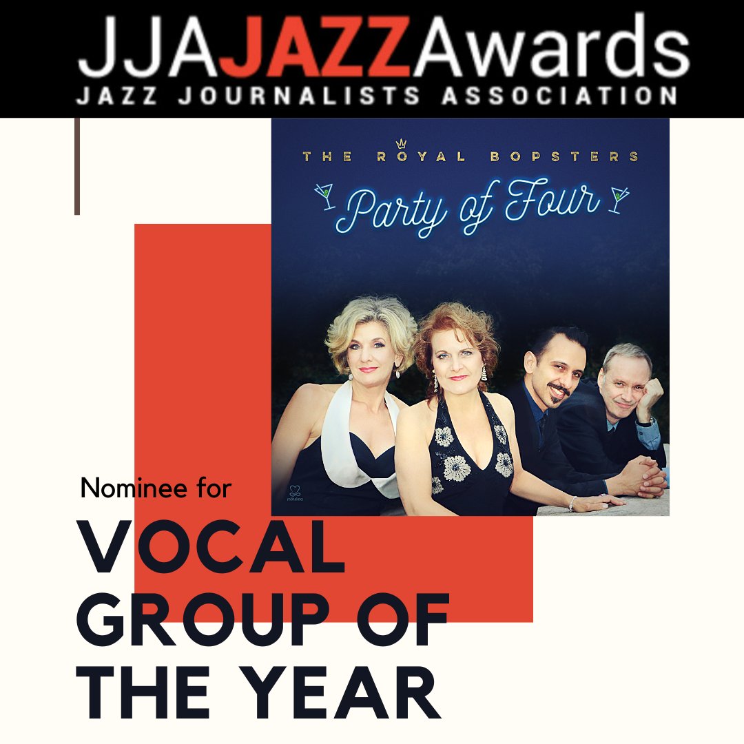 We’re honored to be nominated for Vocal Group of the Year in the 2021 Jazz Journalist Association!  <a href="/jjajazzawards/">JJA Jazz News</a> 

#jazz voice #vocaljazz #theroaylbopsters