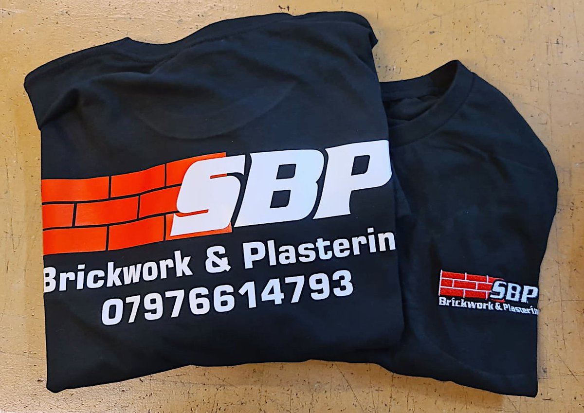 Red and white on black 🔥👀 #brandedworkwear #redlogo #bishopsstortford #hertsbusiness #essexbusiness