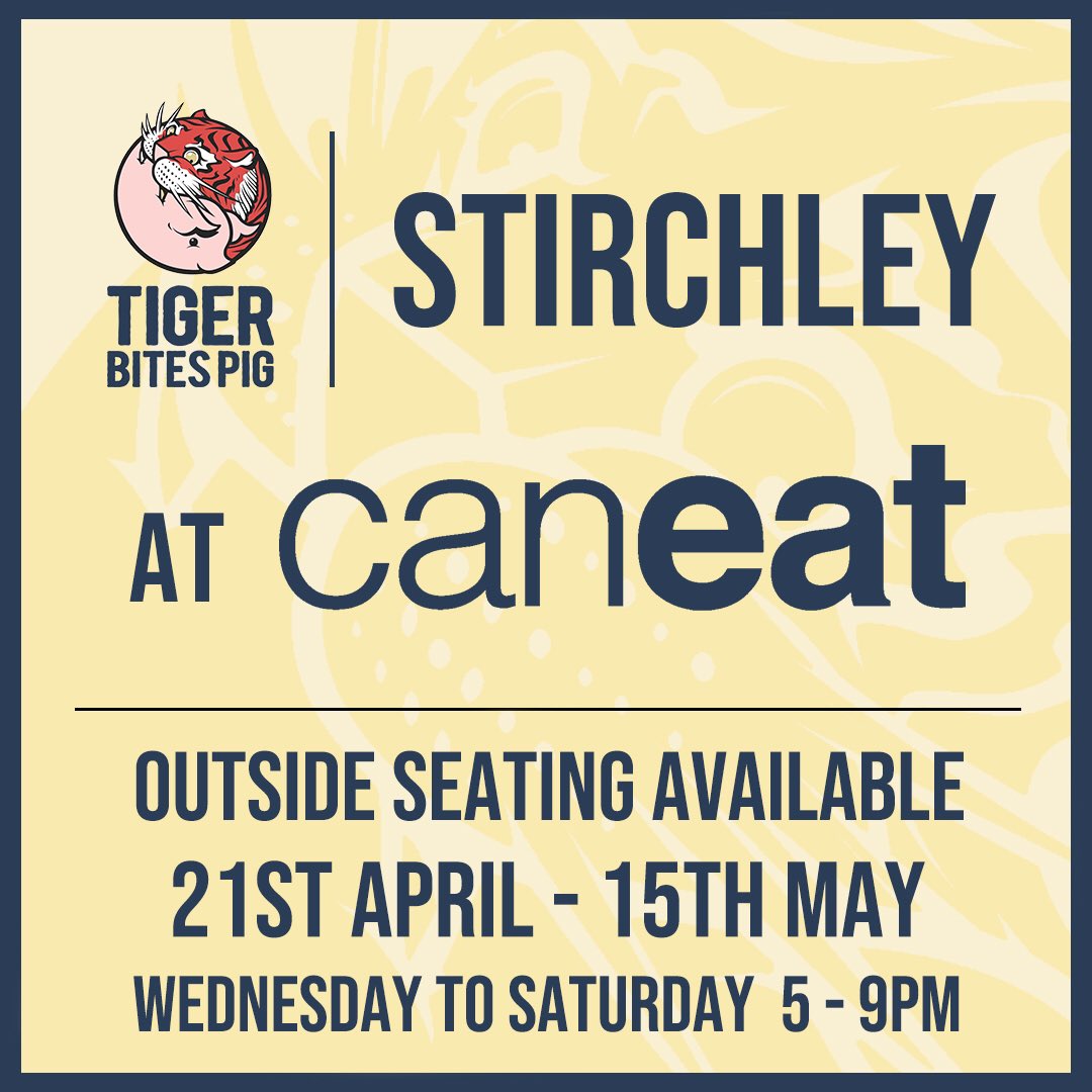Tiger Bites Pig (@_tigerbitespig) on Twitter photo We’ve got the lovely garden at <a href="/caneatcafe/">Caneatcafe</a> open with just under one month to go! There will be walk-in space or you can e-mail stirchley@tigerbitespig.co.uk to book 🙌🏻 We’ve got the lovely garden at <a href="/caneatcafe/">Caneatcafe</a> open with just under one month to go! There will be walk-in space or you can e-mail stirchley@tigerbitespig.co.uk to book 🙌🏻