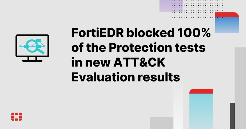 Today, @MITREengenuity has released their new ATT&amp;CK Evaluation results for #endpointsecurity. Learn how #FortiEDR measured up: ftnt.net/6015HNSxX
