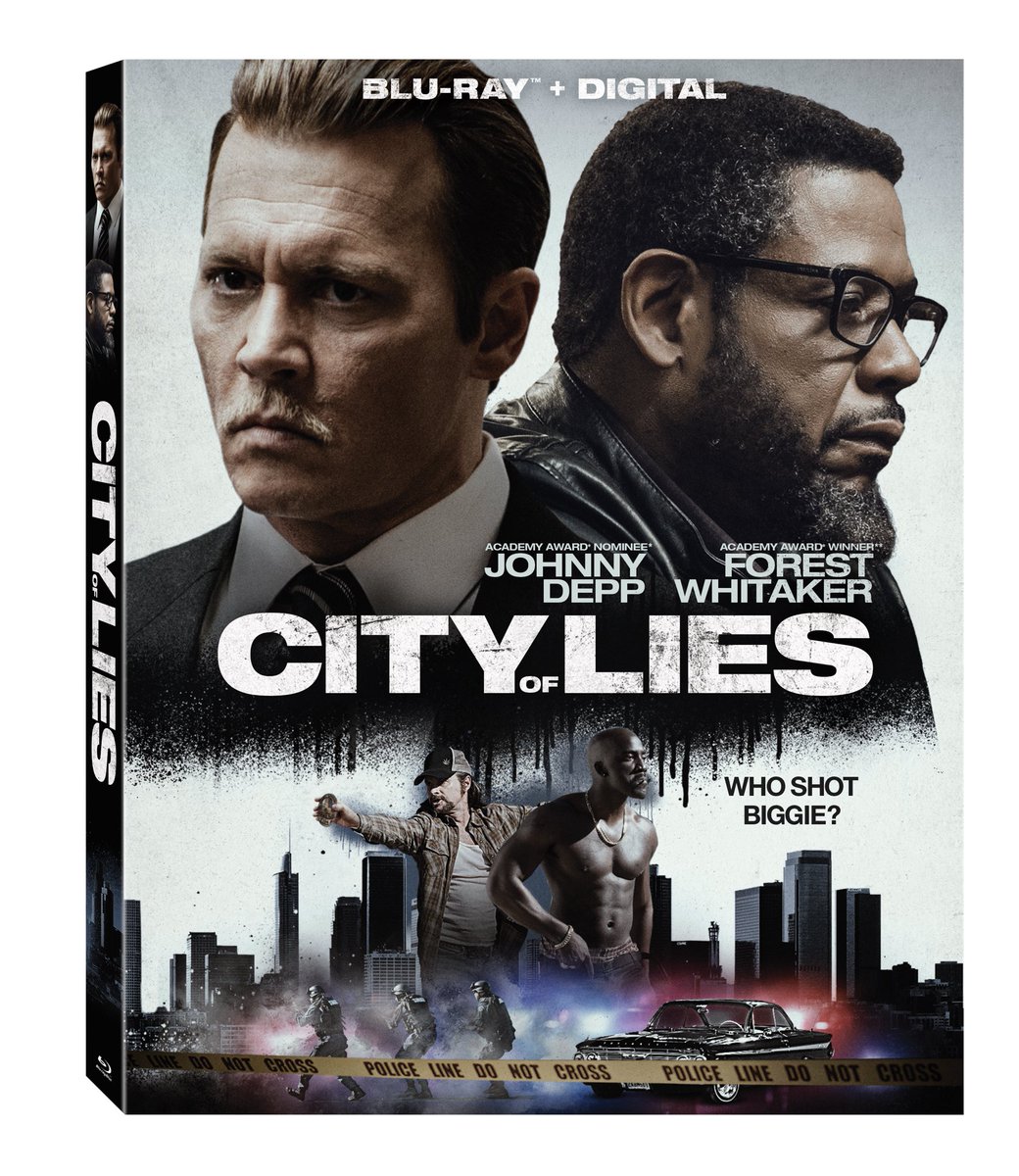 Some secrets just won’t stay buried — and #CityofLies starring #JohnnyDepp and #ForestWhitaker reveals all when it arrives on #Bluray(plus #Digital) and #DVD on June 8 from SabanFilms #LAPD #NotoriousBIG #Tupac #2pac #Biggie #LosAngeles