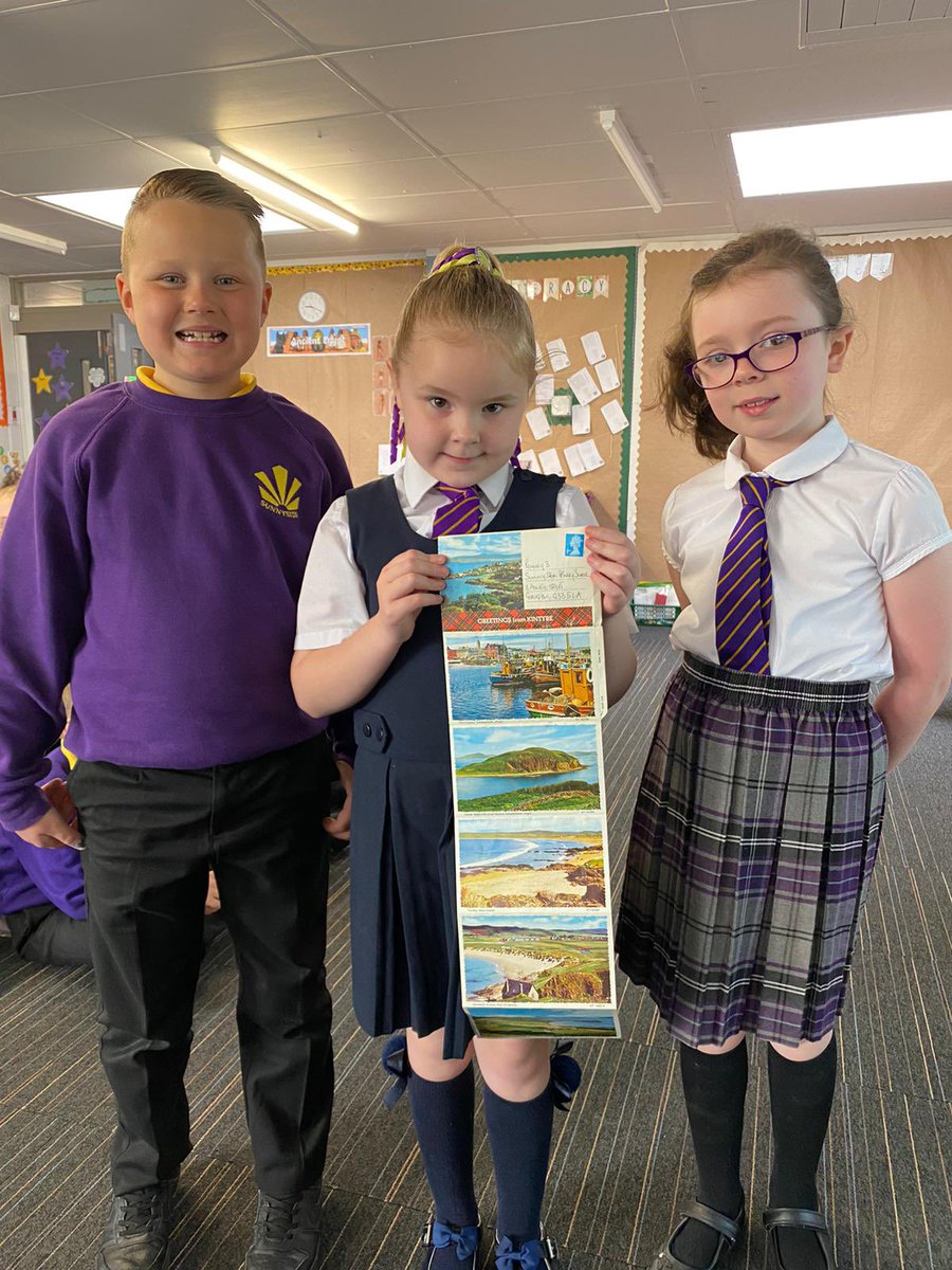 Sunnyside Primary (@sunnysidepri) on Twitter photo Our P3 Ornithologists were extra chirpy today after receiving postcards from friends they’d written to on Arran & in Campbeltown! Thank you <a href="/Jen_S14/">Jenny Crockett</a> <a href="/ArranCoast/">Arran Coast</a> & Team McGeachy for replying to their letters & questions about island life! 🏝 📮 Our P3 Ornithologists were extra chirpy today after receiving postcards from friends they’d written to on Arran & in Campbeltown! Thank you <a href="/Jen_S14/">Jenny Crockett</a> <a href="/ArranCoast/">Arran Coast</a> & Team McGeachy for replying to their letters & questions about island life! 🏝 📮
