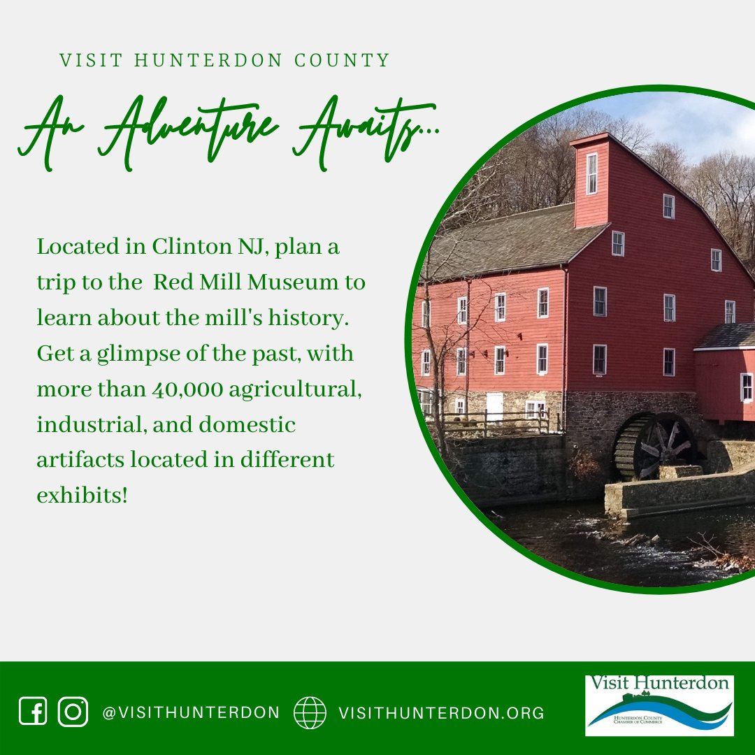 Planning your next weekend? Check out the Red Mill Museum Village in Clinton, NJ! theredmill.org