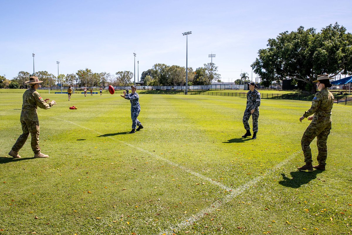 The official @AFLNT season may be over, but there is one important game still to be played in the Top End.   On 24 April, the ADF will front up against @ntpfes for the AFL Anzac Shield clash to be held at TIO Stadium.   #OurCommunity #GoADF #AFL