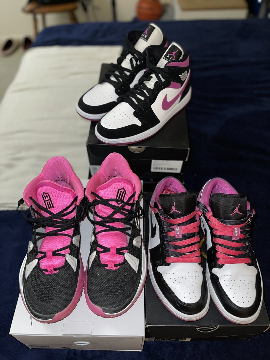 I’m not on most of y’all’s level but my magenta shoe game is coming around