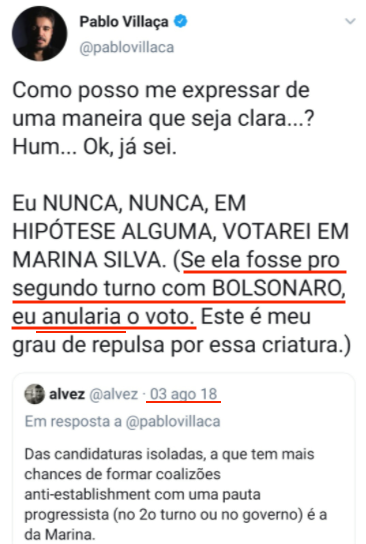 Fredkrepe's tweet photo. "É um absurdo igualar Bolsonaro é Lula! Isso é coisa de quem quer normalizar o fascista!"

Sei...

via a página do @Governismo no Facebook https://t.co/Z7fk4uu8tg