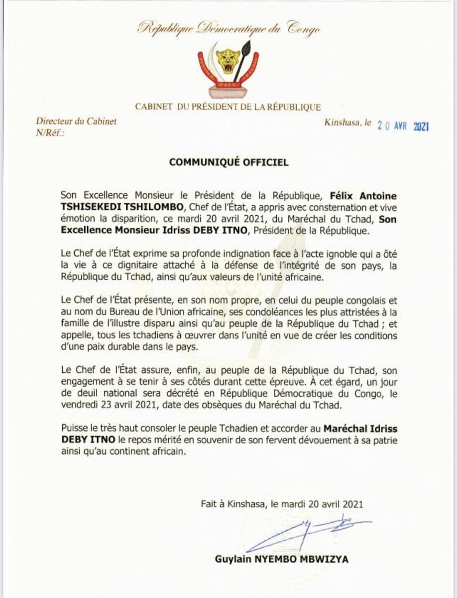 Présidence RDC 🇨🇩 tweet media