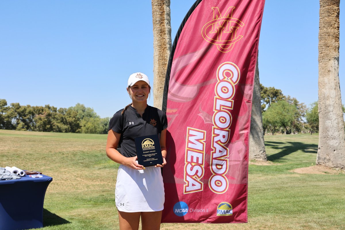Congratulations to the two Summit Award winners at the #RMACgolf Championships! #AcademicsElevated

Elly Walters, <a href="/CMUMavericks/">CMU Mavericks</a> 
&amp;
Zach Slayton, <a href="/ccucougars/">CCU Athletics</a>