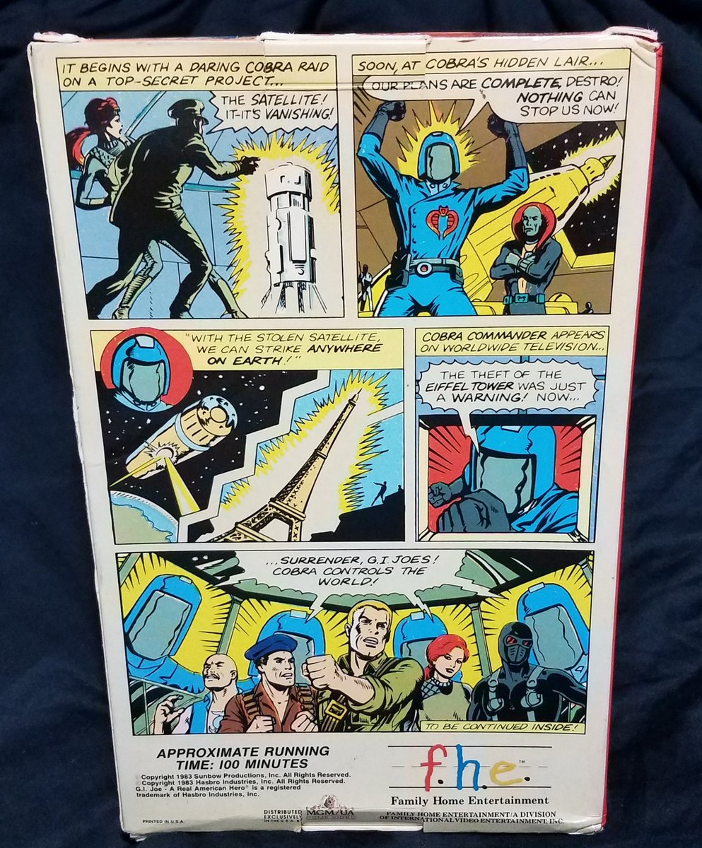 AddictedHe's tweet photo. Here's my other favorite GIJOE cartoon movie. I call it a movie because this masterpiece is 100 mins. long with a 5 part feature of The M.A.S.S. Device, a 5 part feature of The Revenge of Cobra and I love it!!!🤘😆🤘 #GIJOE #YOJOE #TheMASSDevice #TheRevengeOfCobra https://t.co/Dk8r7KGTQW