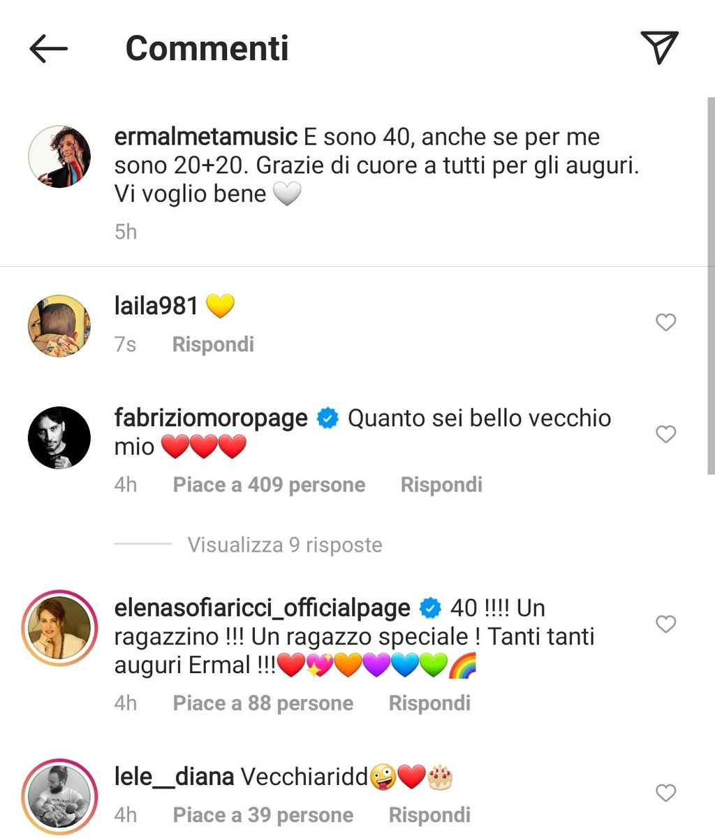 ale81cs's tweet photo. Io questi auguri li amo๐
#ErmalBday #Meta40 #ermalmeta #ilupidiermal ๐บ๐ https://t.co/RWWxMCh1ql