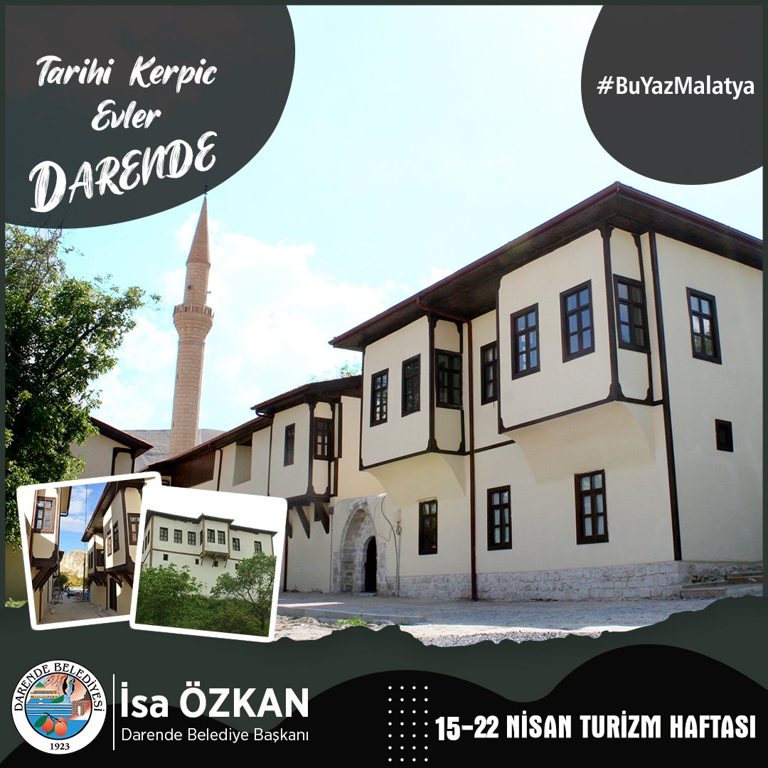 #BuYazMalatya Eşsiz Güzellikteki Kerpiç Evleri İle Darende...