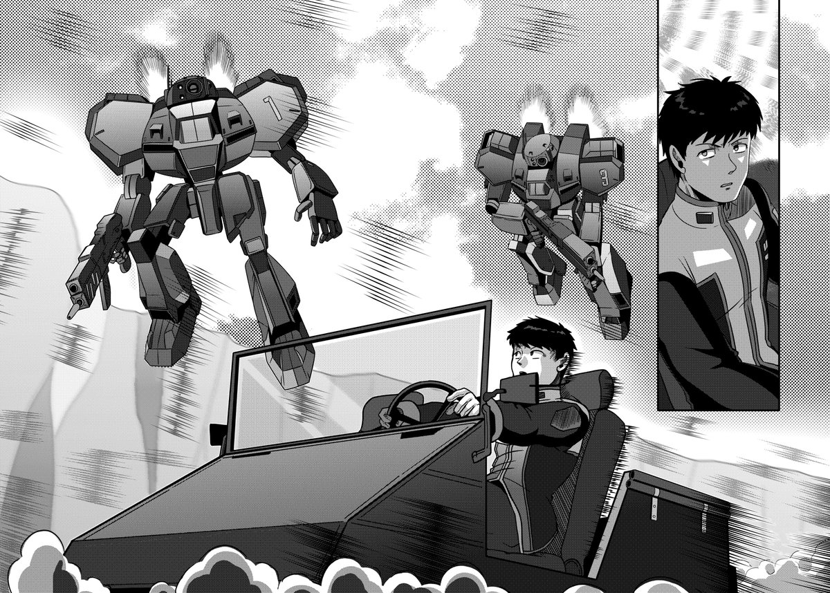 preview for the spread page of the april fools project doujinshi

(yeah I'd call it ram ranch 0083 : stardust memory X) 