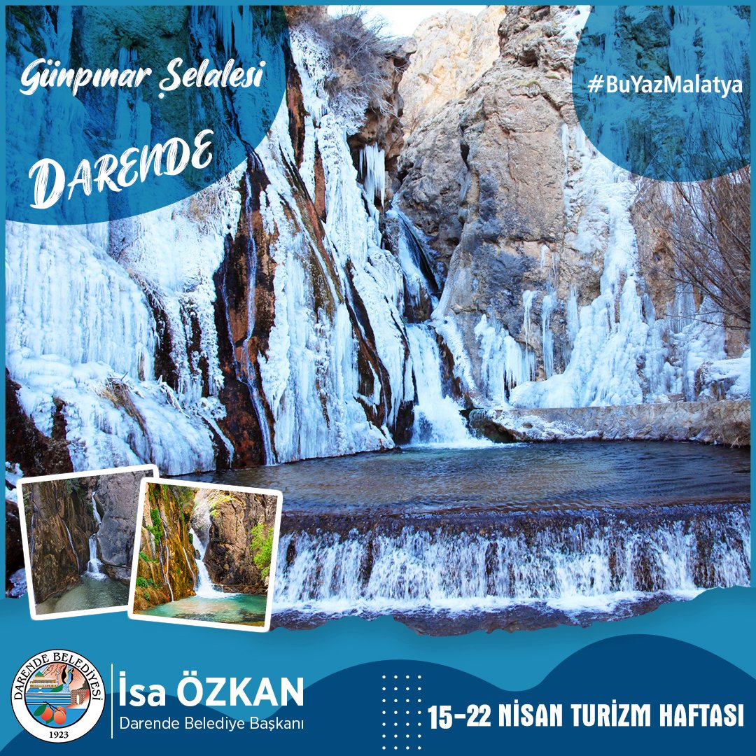 Her mevsim ayrı bir güzel olan Günpınar Şelalesini ziyaret ettiniz mi? #BuyazMalatya