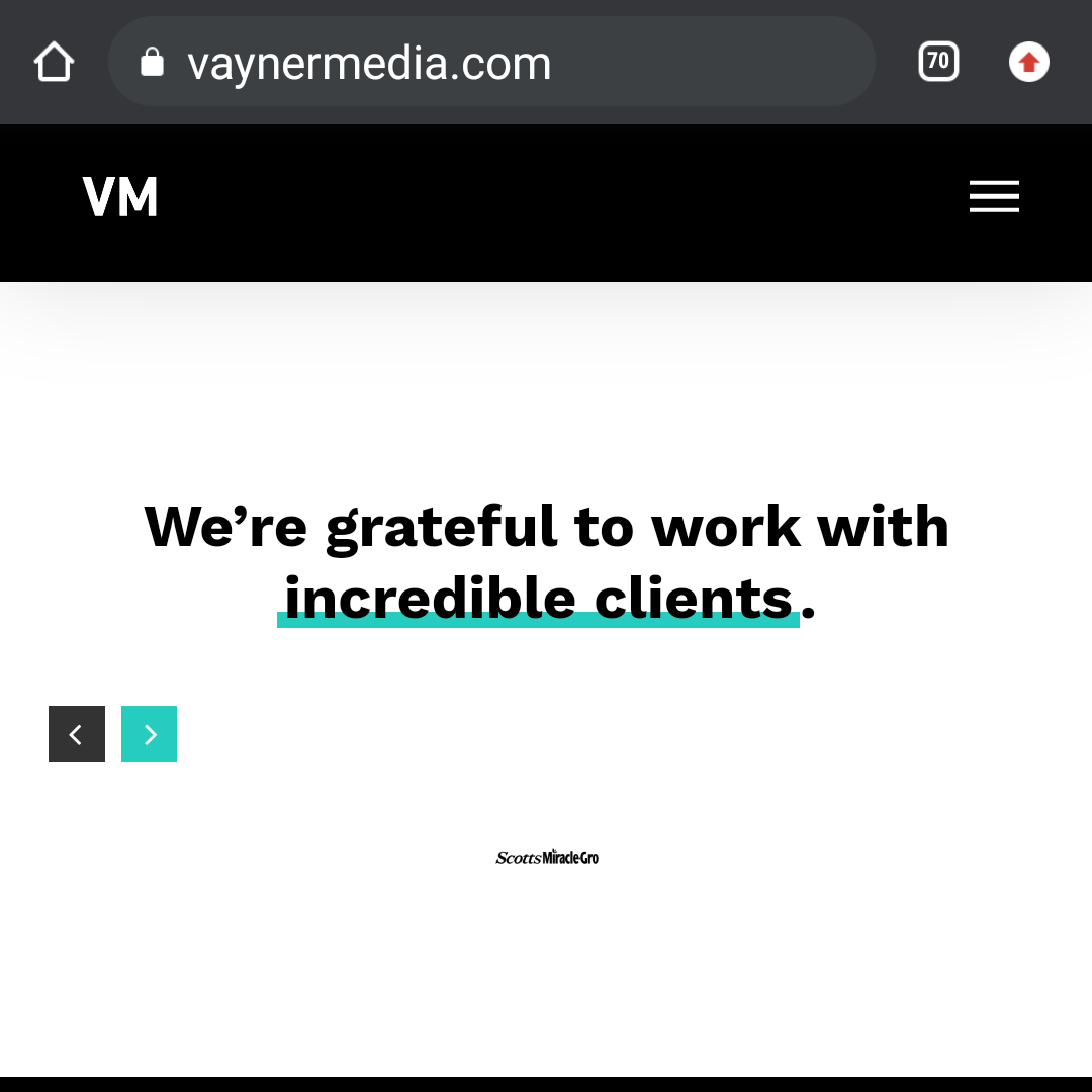 PowersofDan's tweet photo. @VaynerMedia someone should take a look at the sizing on these logos from your website... https://t.co/B8fyFoBfha