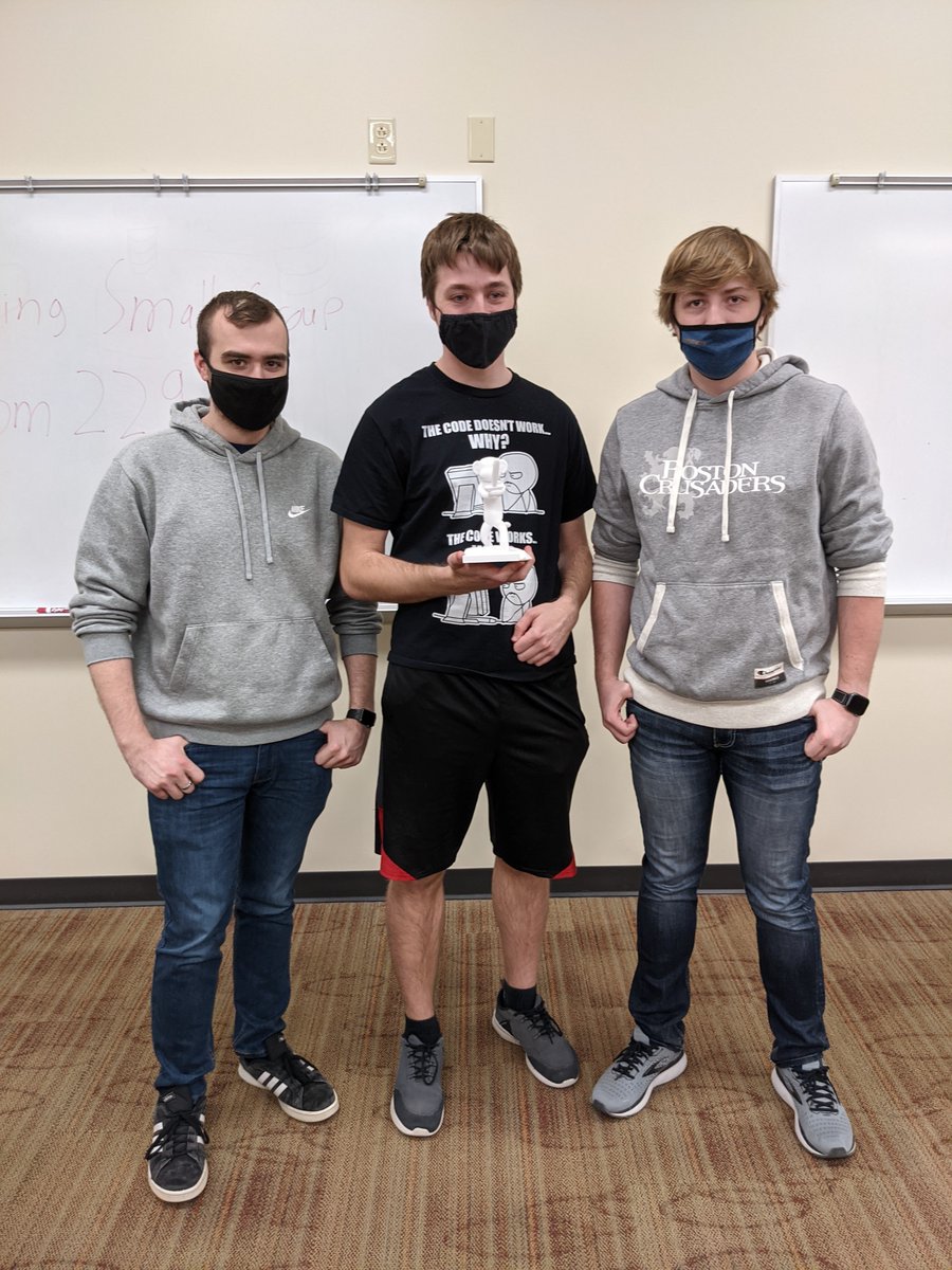 TaylorCSE's tweet photo. GameJam Spring 2021!

This past weekend students gathered in Euler 217 to compete in the 15th biannual video game dev event! 

Congrats to Jeff Jewett and Isaac Wickham for taking first place with their game Cyborg Lazer Quest!

#gamejam #gamedev #graphics #computerscience https://t.co/hKMBS2WTEn