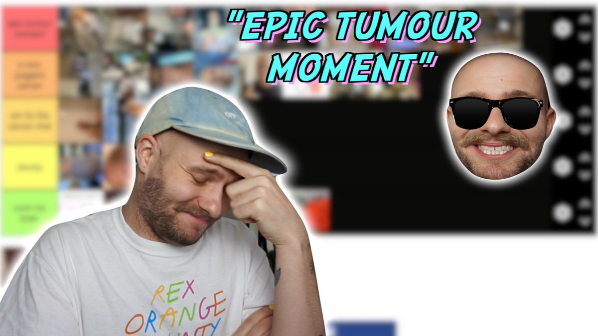 jacobasharpe's tweet photo. it’s my one year cancer-versary and i thought the best way to celebrate was to make a tier list and rank moments from my journey

https://t.co/dNPUpZqtez https://t.co/ceQc5avdOK