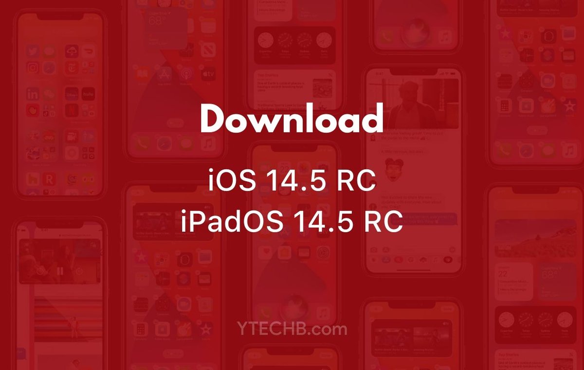 ytechb's tweet image. Apple seeds iOS 14.5 and iPadOS 14.5 Release Candidate Update to developers!

Here&apos;s everything you need to know - ytechb.com/apple-finally-…

#iOS #iOS145 #iOS145RC #iPad #iPadOS #iPadOS14 #iPadPro #iPadPro2021 #Apple #AppleEvent #iMac