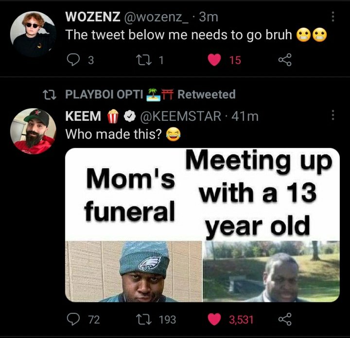 D1spl4yT's tweet photo. @wozenz_ facts lmao https://t.co/NzWzCcN9ge