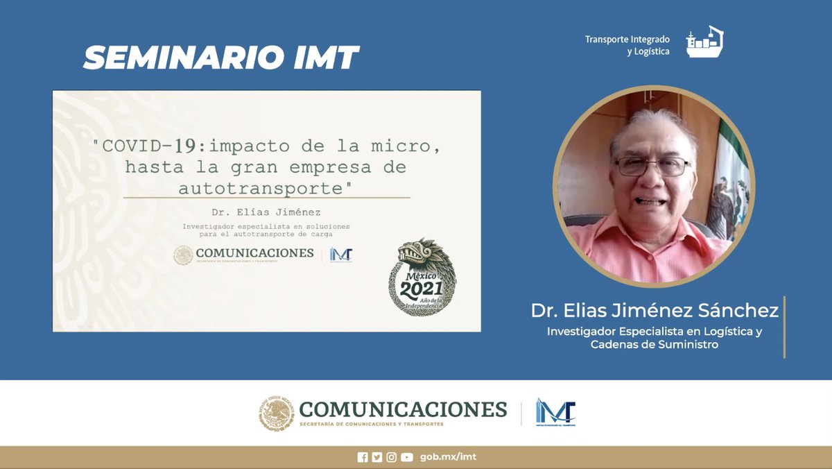 IMT_mx's tweet photo. ¡Ya comienza el #SeminarioIMT de esta semana!
📝COVID-19: Impacto de la micro, hasta la gran empresa de transporte
📹👉 https://t.co/ScCOP7cLKN https://t.co/2pm4HioyaZ