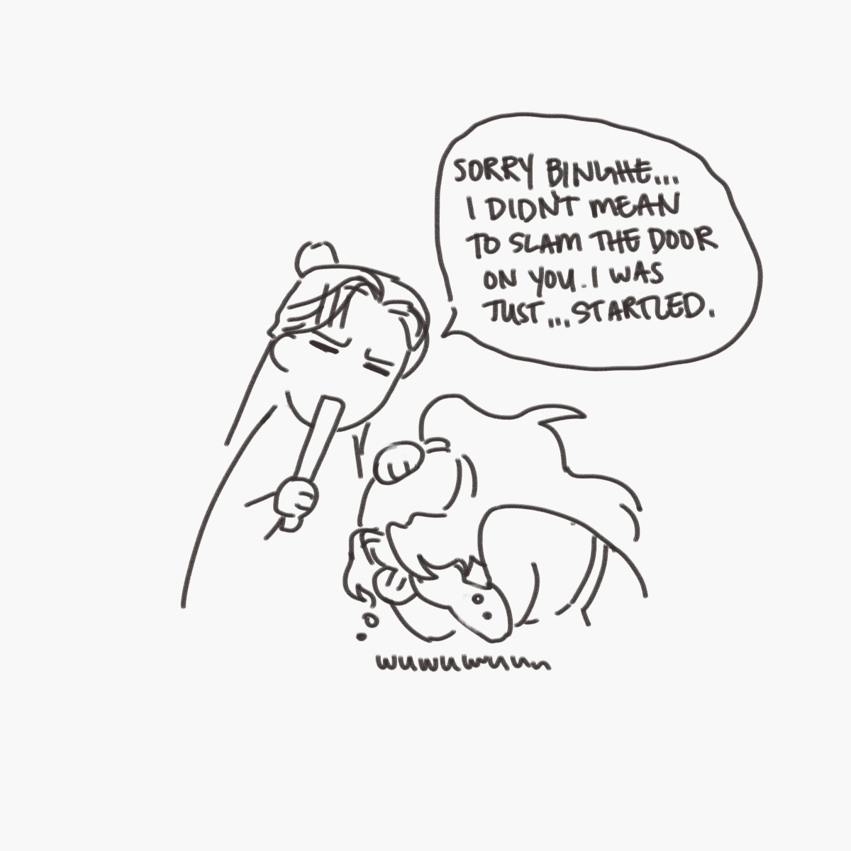 munchy_k's tweet photo. maid binghe at ur service! @AnaSeiyoku 
#svsss #LuoBinghe #ShenQingqiu https://t.co/TE3LpId7FD