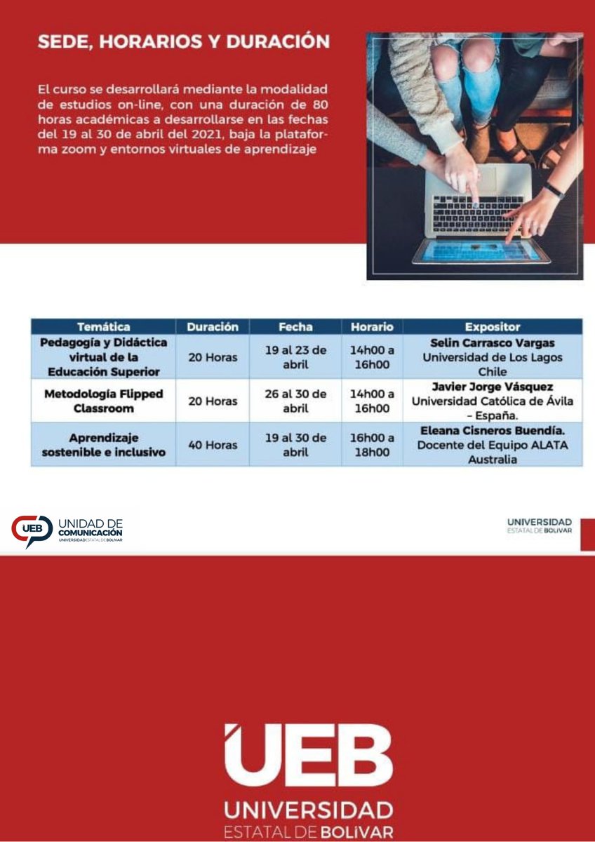 Universidad Estatal de Bolívar tweet media