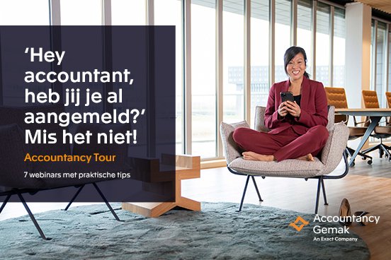 Hey accountant, ben jij klaar voor de toekomst? Tijdens de #AccountancyTour in mei staan we voor je klaar met een serie #webinars over ons geïntegreerd softwareplatform voor jaarrekening, aangifte, boekhouden en meer: sowo.kr/9RdE4ItU