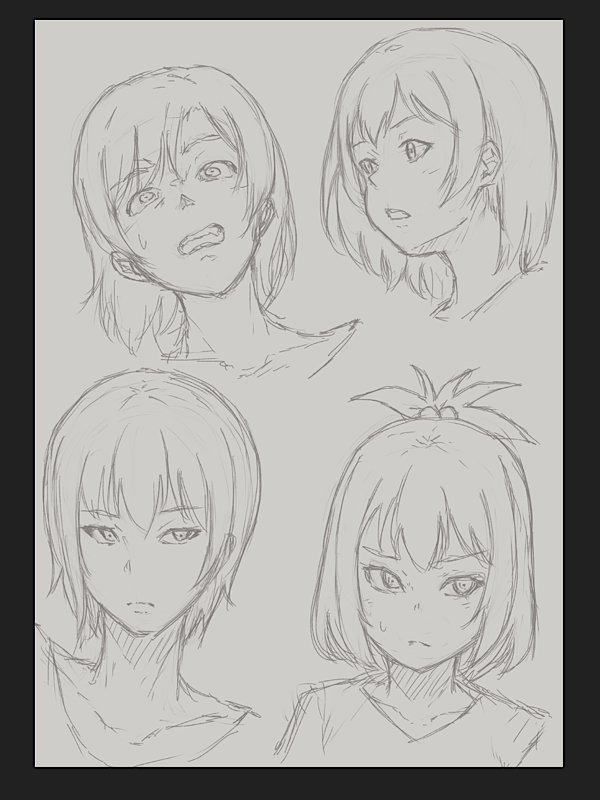 練習したりラクガキ……✍️?? 