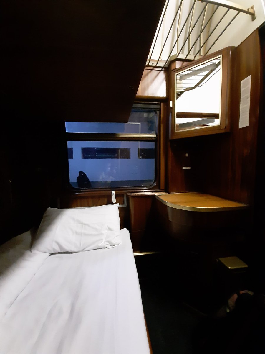 Old school CFR  @sleeping_train charm in my cosy private compartment for the next 8 hours and 16 minutes.
