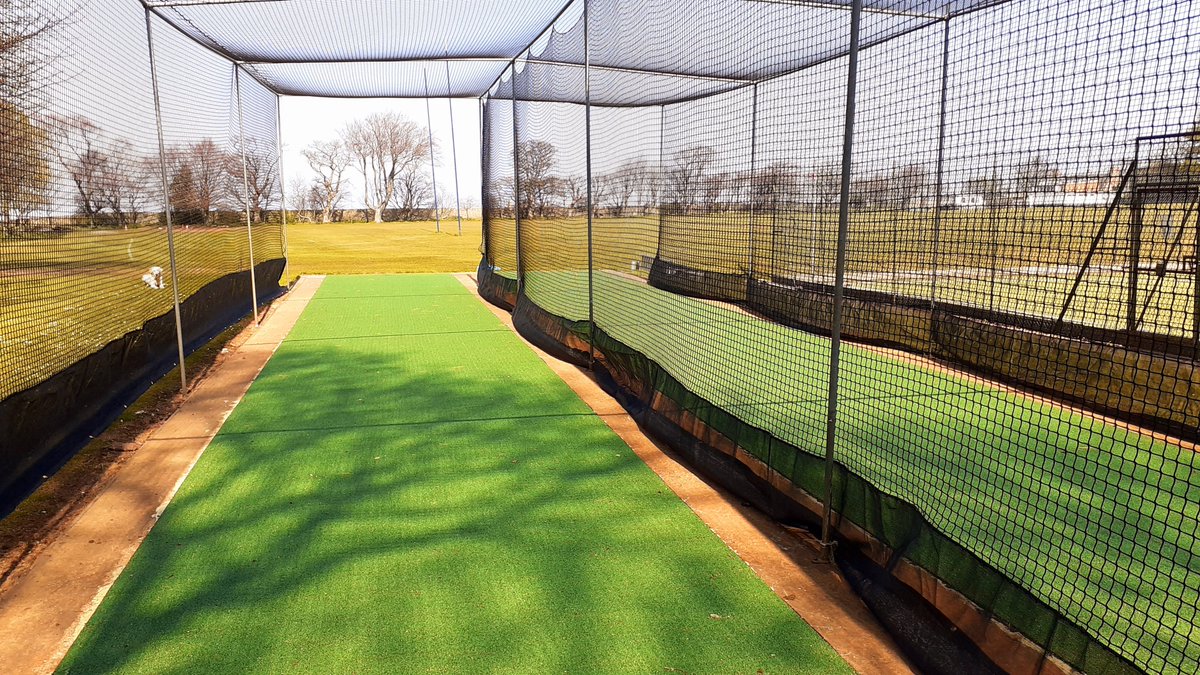 BelhavenSport's tweet photo. Our new cricket nets 🏏are up and ready for the children's return. We can't wait to see the boys and girls making use of them in games sessions and in free time.😁
#BeExcited
#BeReadyForSummer https://t.co/ADOaRJIQpT