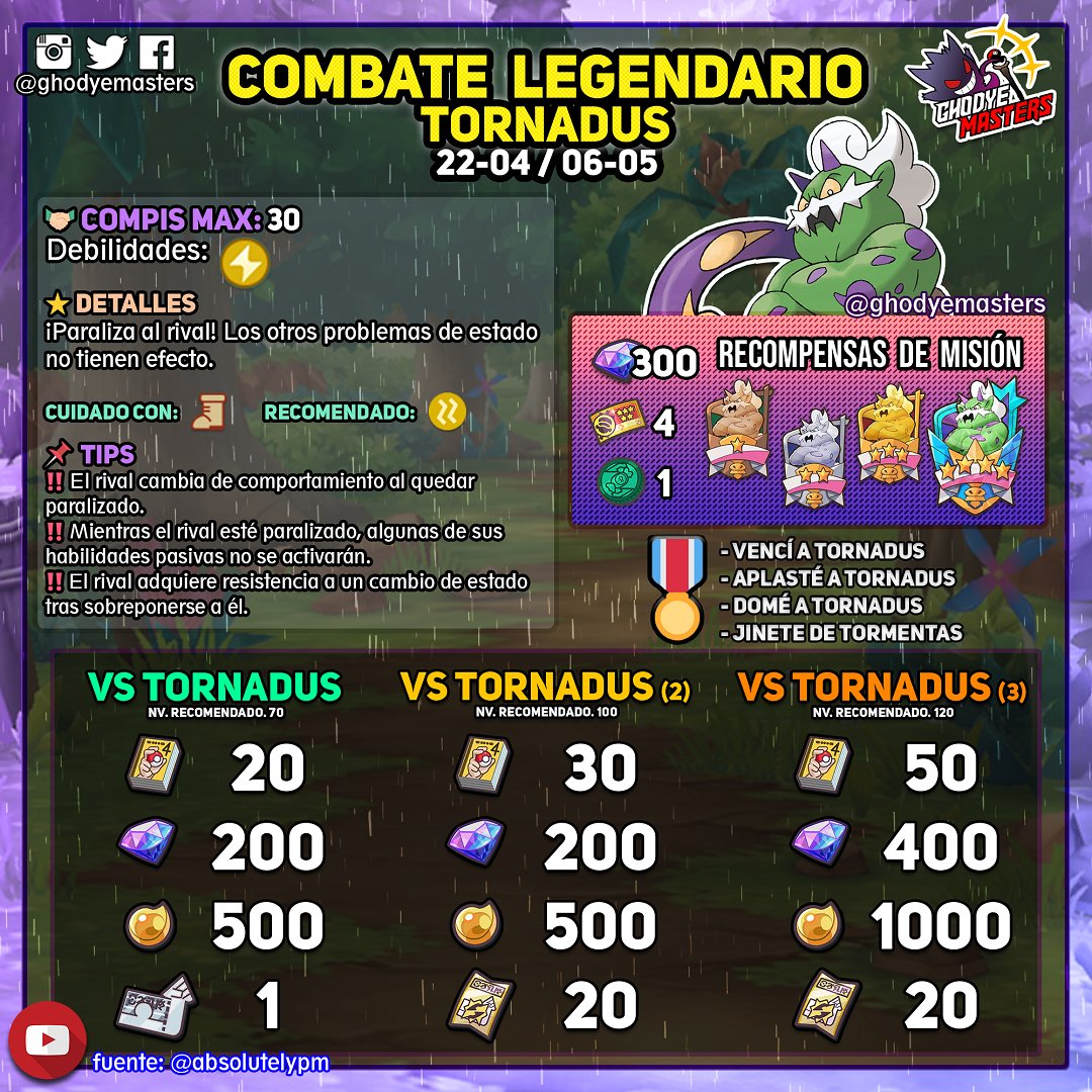 Combate Legendario VS Tornadus
