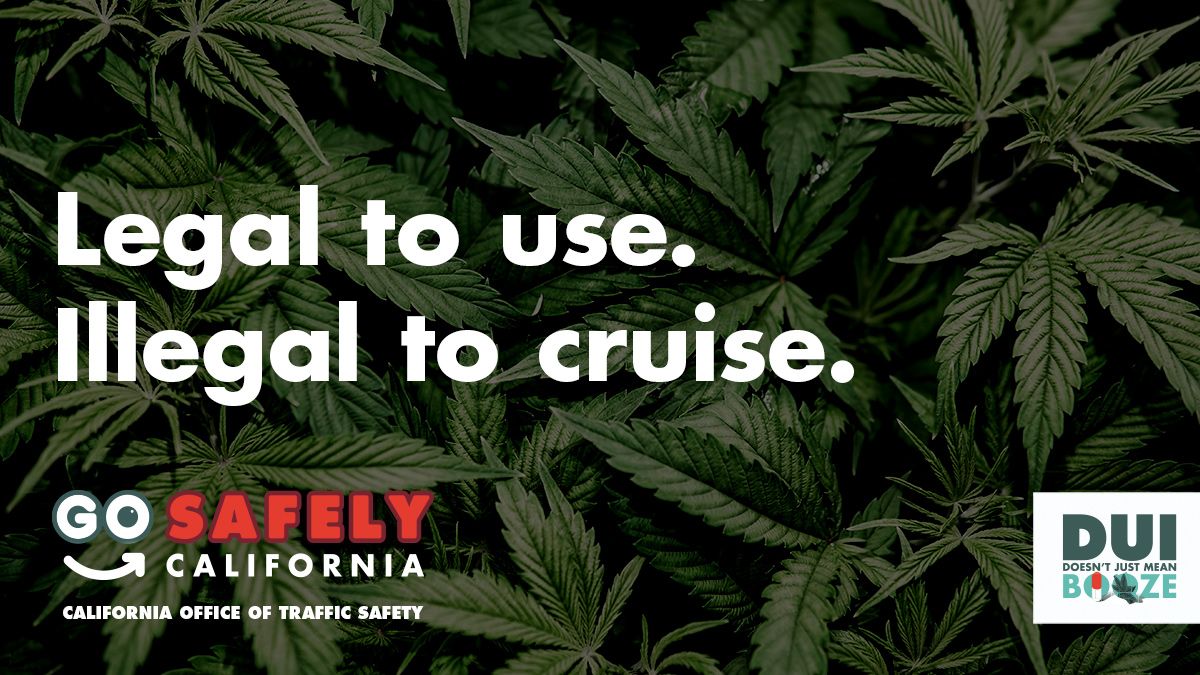 HighlandPolice's tweet image. Remember, driving while high will land you a DUI.
#GoSafelyCA #DUIDoesntJustMeanBooze