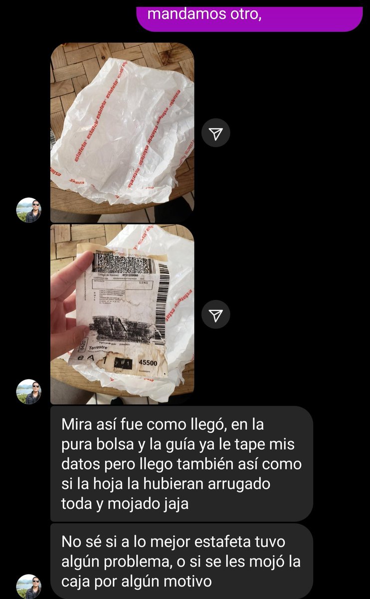 arwebd's tweet photo. Hola @estafeta  hicimos un envío de un funko(juguete coleccionable) y no es posible que uno los envié en caja con burbuja etc y ustedes los entreguen de esta manera, tenemos fotos de la caja al enviarla y así es como llego en una bolsa, que se puede hacer en estos casos? https://t.co/Z5cwKBDTOg